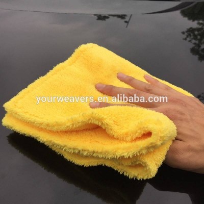 70 Polyester 30 Polyamide Extra Absorbent Edgeless Car Detailing Towel Microfiber Cloth For Auto Wash Buffing